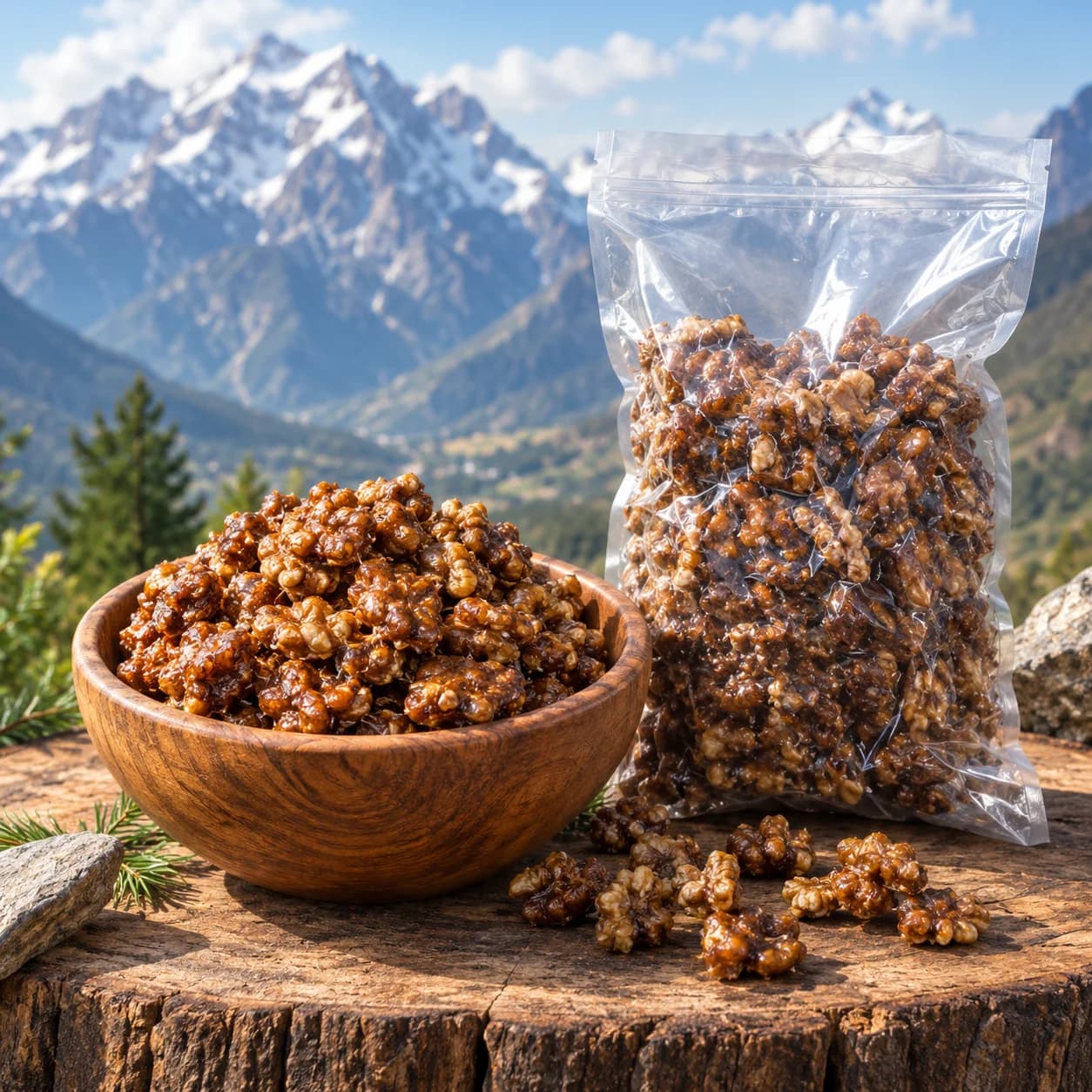 Kilao – Organic Walnuts in Grape & Mulberry Syrup product photo 2