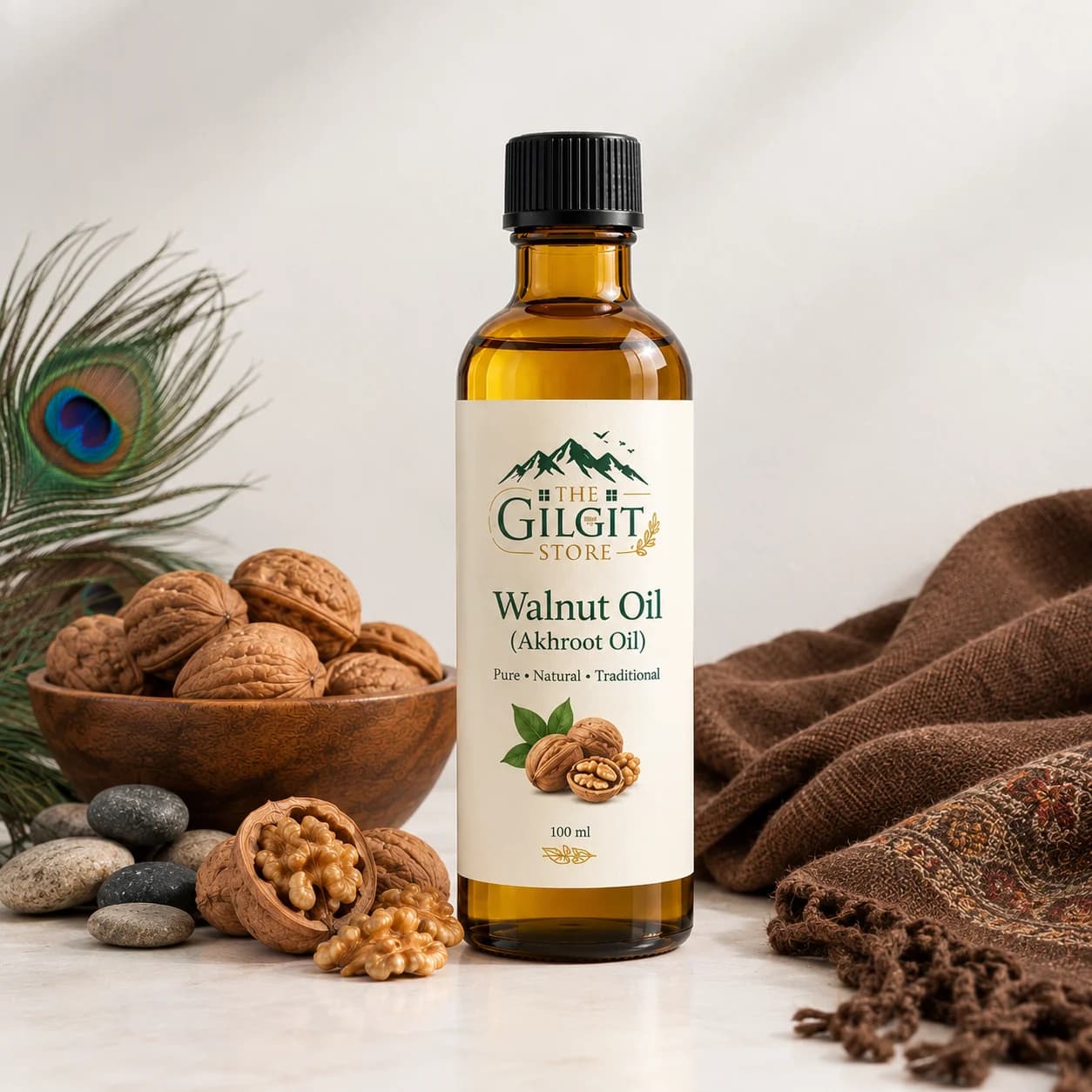 Walnut Oil (Akhrot Oil) – 100% Pure product photo 2